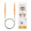 KnitPro Basix Beech Fixed Circular Needles 40" (100cm) | 12.00mm 1