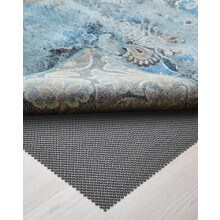 6x9 Ft Non-Slip Rug Pad for Hardwood & Tile Floors, Thick Dark Grey Anti-Skid Mat, Compatible with Area Rugs