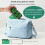 Peakeep digital alarm clock battery-powered portable with 3