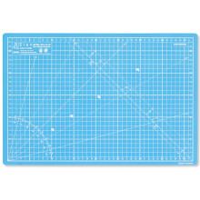 Elan A3 Cutting Mat Blue, 5-Ply Hobby Board for Crafts 44X30 CM, Self Healing Cutting Mat A3, Recycled PVC Craft Board for Sewing & Quilting
