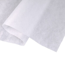 Fusible Interfacing Fabric - Medium Weight 100cm Wide White Non Woven Single Sided Iron On Interfacing Iron on Fabric for Sewing, Quilting,