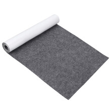 BENECREAT 15.7x78.7 Inch (40cmx2m) Gray Self-Adhesive Felt Fabric, Shelf Liner for DIY Picture Framing and Jewelry Box Fabric Stick, 1mm Thick