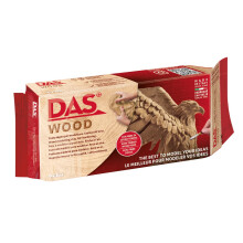 DAS Wood 700g Air Hardening Modelling Clay, Non Bake, Ready to Use, Suitable for All Ages, for Professionals & Hobbyists