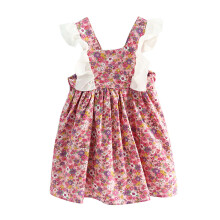 Toddler Girl Clothes Summer Baby Girls' Sleeveless Lace Suspender Dress Floral Children's Clothing