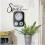 9.5"x12.5" Retro Kitchen Wall Clock with Thermometer & 60-Min Timer – Black 4