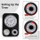 9.5"x12.5" Retro Kitchen Wall Clock with Thermometer & 60-Min Timer – Black 7