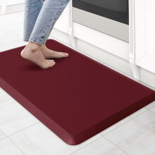 Kitchen Anti-Fatigue Mat Red 17.3 x 28 Inch