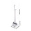 Stand Up Broom and Dustpan Set Plastic White 1PC 3