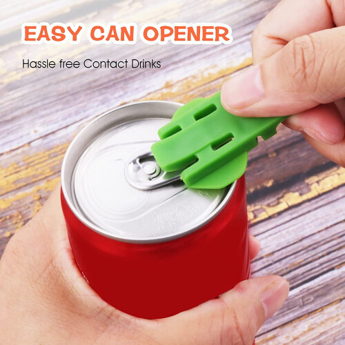 24-Pc Drink Shield & Soda Protector – Plastic Can Tab Cover, Compatible with Coke, Beer, Soda 1
