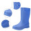 Botas de chuva impermeáveis femininas de cano curto e cano largo (1 par) 5