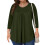 Μπλούζες Plus Size για γυναίκες, καλοκαιρινές μπλούζες, χιτώνας, 3/4 μανίκια, επίσημα 2