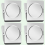 Extra Large Magnetic Clips - 4Pack, Heavy Duty Fridge Magnet Clips for Home, Office, Whiteboard 1