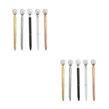 Magnifique lot de 10 stylos à bille décoratifs en métal pour journal intime. Stylos ergonomiques pour femmes, fournitures de bureau pratiques,