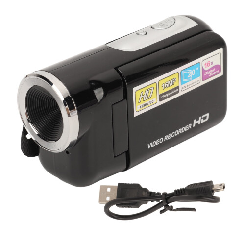 ΒιντεοκάμεραΟθόνη 2 ιντσών1080P HD16x Zoom16MP Φορητή ψηφιακή βιντεοκάμερα χειρός για