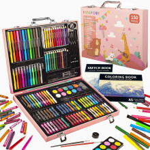 KINSPORY 150 PCS Kids Art Set, Deluxe Painting Art Box for Teens Boys Girls 4 5 6 7 8 9 10 11 12