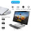 CAPIVO Εξαιρετικά Λεπτή Εξωτερική Μονάδα DVD – USB3.0 & Type-C, Εγγραφέας CD/DVD με Υποδοχή και 4