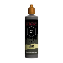 The Army Painter Airbrush Primer Matt Black, 100ml Dropper Bottle Acrylic Paint Primer for Airbrushing and Painting Wargaming Miniatures, Perfect for