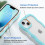 iPhone15Διαφανής θήκη με κυματιστό άκρο και αντιολισθητική TPU 3