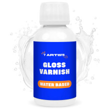 Acrylic Varnish Gloss 120 ml ? Varnish for Acrylic Painting & Craft | Fast Drying Transparent Sealer for Acryl Painting | Water Based Clear Lacquer