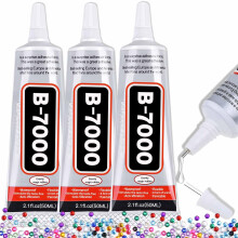 B-7000 Super Adhesive Glue - 50ml/2.1oz (3 Pack) - Industrial Strength B7000 Glues Paste for Rhinestones Crafts, Clothes Shoes, Fabric, Jewelry