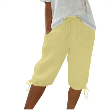 Naisten treenishortsit Yksiväriset shortsit Vapaa-ajan shortsit Capris-shortsit S-3XL