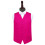 DQT Hot Pink Plain Satin Wedding Waistcoat - 36" 1