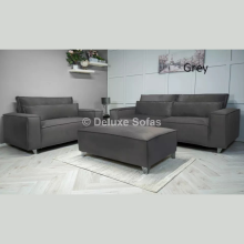 (3 Seater, Cream Naples) Luxury 3+2 Sloane Sofa Set Plush Velvet Suite Settee Couch 1,2,3 Seater Loveseat Longue
