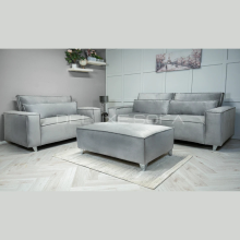(3+2 Seater, Cream Plush) Luxury 3+2 Sloane Sofa Set Plush Velvet Suite Settee Couch 1,2,3 Seater Loveseat Longue