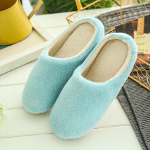 Pantoufles d'intérieur chaudes en maille pour femmes, confortables et doublées en polaire, avec semelles à mémoire de forme pour l'intérieur et