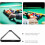 Mini Triangle Pool Rack for Mini Pool Tables 2-Pack 2