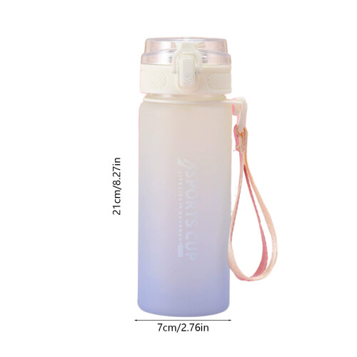 600-ml-Wasserflasche mit Farbverlauf und Tee-Ei 2