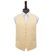 Gold Swirl Wedding Waistcoat - 38"