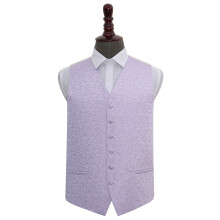 Lilac Swirl Wedding Waistcoat - 44"