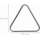 Mini Triangle Pool Rack for Mini Pool Tables 2-Pack 3