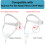 Nuance Pro Medium hodestropper erstatningspakke med 2 4