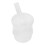 Mortier et pilon blancs en polypropylène pour usage domestique (1 ensemble) 6