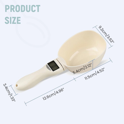 电子量勺带LCD显示屏 800g/0.1g精度 1个 1