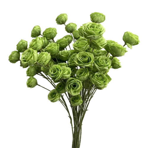 6-hovedet kunstig rosebuket i flere farver 1
