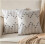 Μαξιλαροθήκες Boho 18x18 ιντσών, σετ 2 τεμαχίων, μπεζ, μαύρο 1