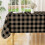 Rectangle Vinyl Tablecloth with Flannel Back 1