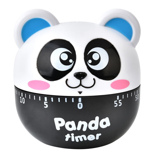 Χρονοδιακόπτης Panda με κινούμενα σχέδια, δημιουργικό σχέδιο, πλαστικό για οικιακή 2