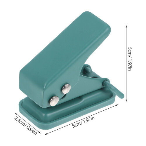 Mini perforator voor één gat, lichtblauw 1
