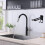 Porte-manteaux mural échelle noir 4