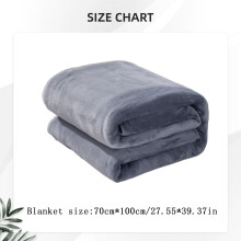Double Velvet Throw Blanket 70x100cm