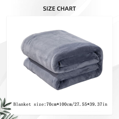 Double Velvet Throw Blanket 70x100cm