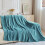 Dark Blue Flannel Fleece Throw Blanket 5