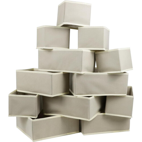 12-Piece Foldable Drawer Organisers Set 2