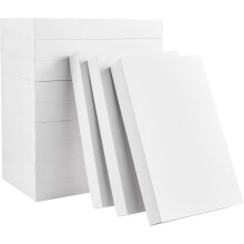 Grandes boîtes cadeaux avec couvercle, en carton blanc, 15 x 9,5 pouces (environ 38 x 24 cm), lot de 12, pour vêtements, chemises, cadeaux,