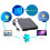 1Pcs Black Plastic External Floppy Disk Drive for Laptop Data Transfer Usb 2.0 7