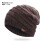 Καπέλο Beanie για άνδρες και γυναίκες Χειμερινά ζεστά καπέλα με πλεκτό βελούδινο 8